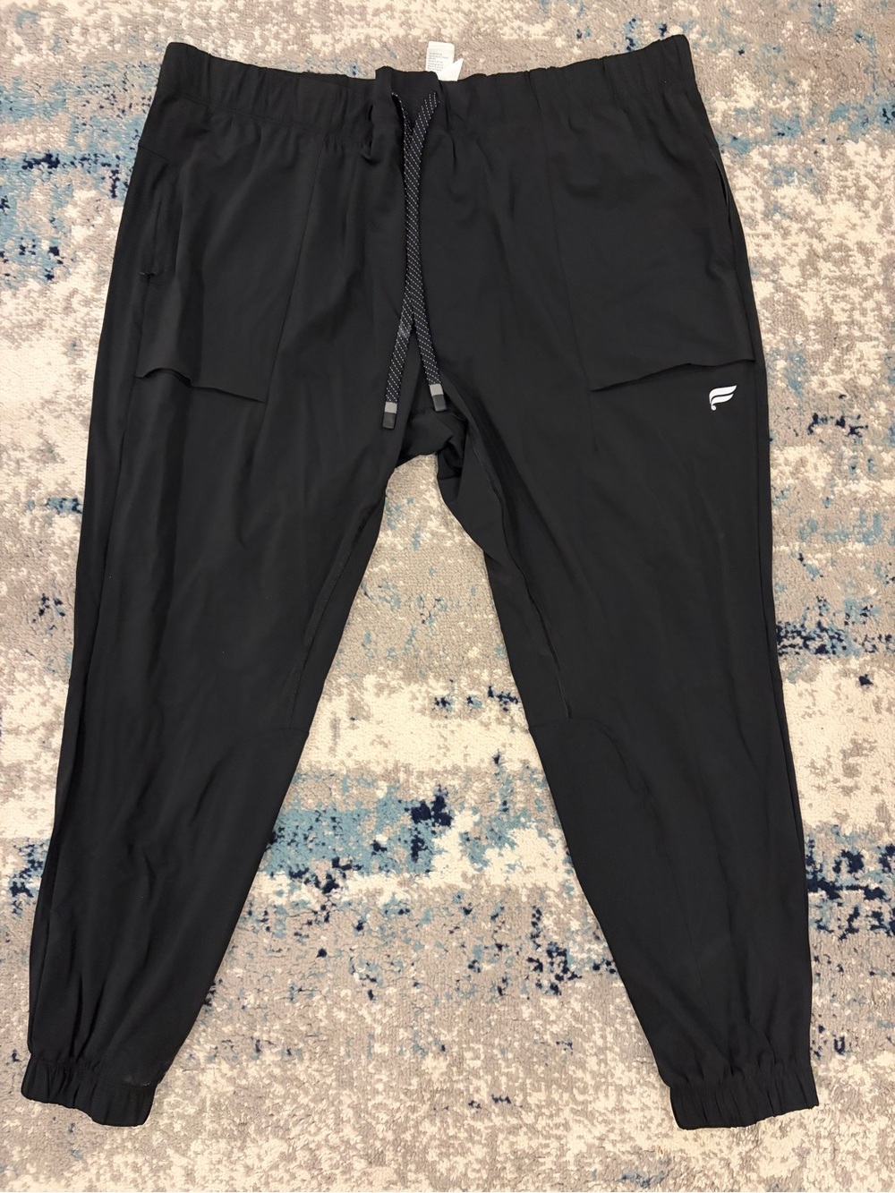 Fabletics Black Elastic Cuff Jogger Pants